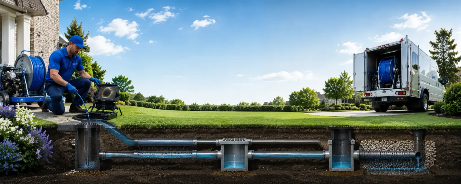 Outdoor drain cleaning information for Stafford, TX